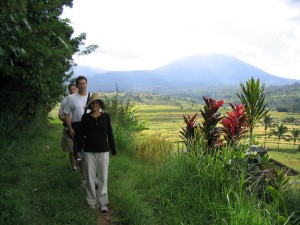 Royal Tour Ricefield walk to holy tabanan temple